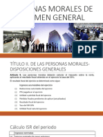 PERSONAS MORALES DE RÉGIMEN GENERAL