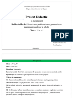 Rezolvarea Problemelor de Geometrie Cu Introducerea Datelor În