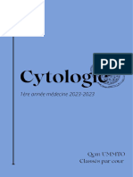 QCM Cytologie Classés Par Cour Version01 - 23.24
