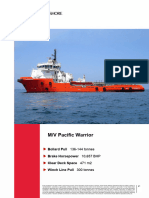 MV Pacific Warrior - Folleto Caracteristicas