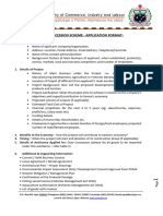 Duty Concession Scheme Application Format