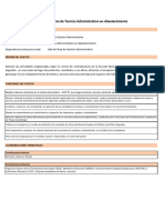 Perfil Del Puesto - Tecnico Administrativo-Abastecimientos