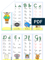 Alfabeto Silabario ABC Letra Cursiva Guiadoprofessor