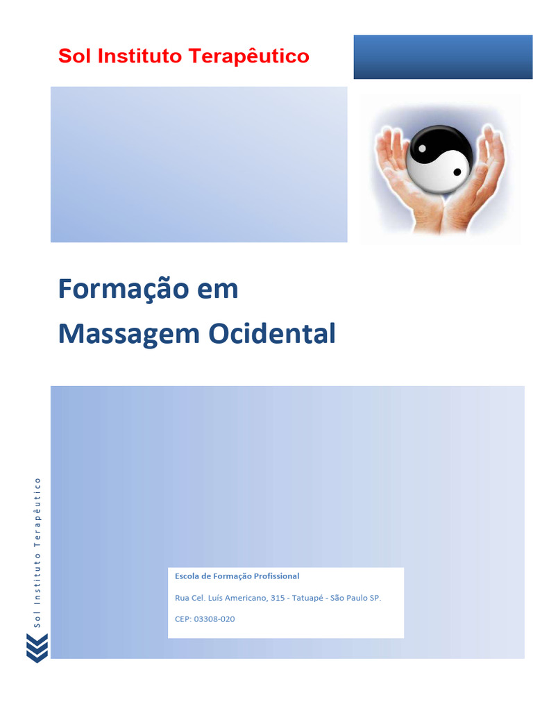 Apostila de Anatomia - Massagem | PDF | Músculo | Osso