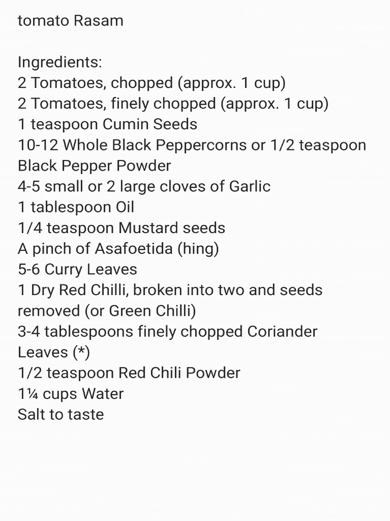 Tomato Recipe English PDF