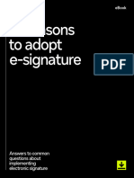 10 Reasons To Adopt E-Signature