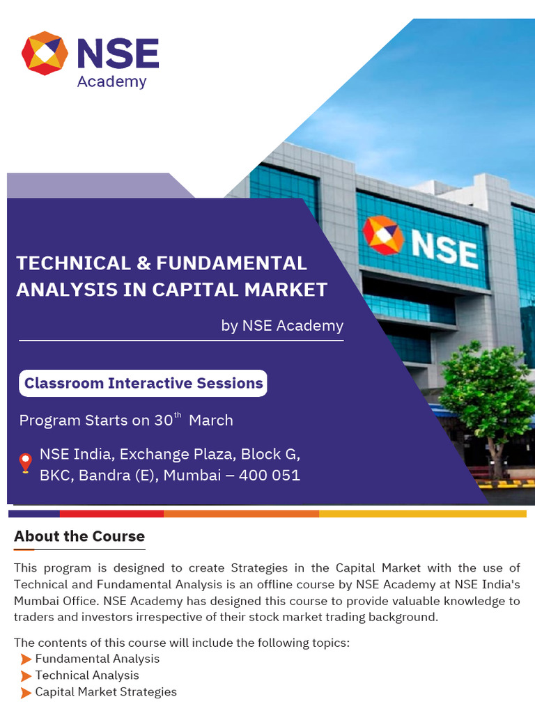 NSE Academy Technical Analysis Course | PDF | Technical Analysis ...
