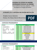 Aula 01 - Introdução À Sensores