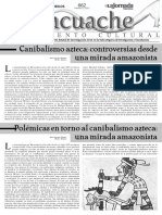 El Tlacuche. Canibalismo azteca. Controversias desde una mirada amazonista