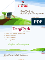 DergiPark Ve AE Yaklasimlari