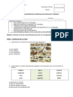 Diagnostico Ciencias Segundo