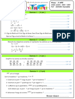 Devoir 1 Mathematiques 3AC Semestre 2 2