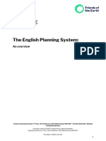 English Planning System An Overview