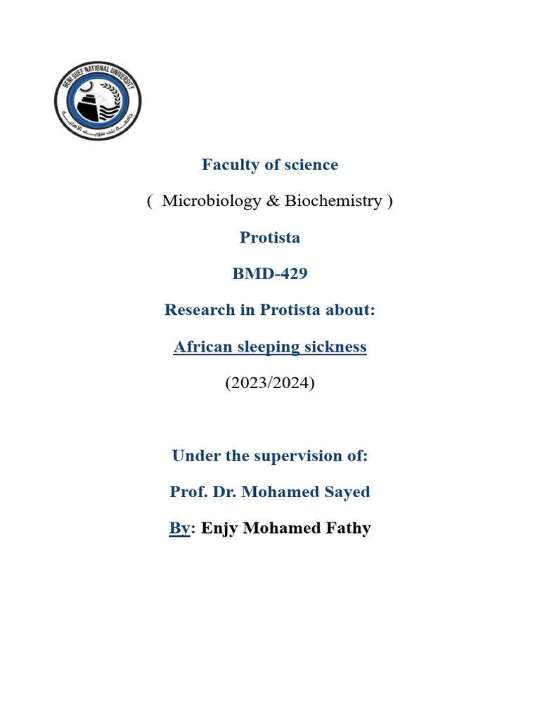 African Sleeping Sickness Overview | PDF | Clinical Medicine | Diseases ...