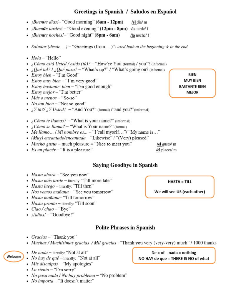 Frases Básicas en Español - ESP-EnG | PDF | Música grabada | Grabación ...