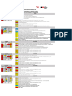 Calendario 2º semestre 2023