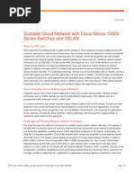 Scalable Cloud Network With Cisco Nexus 1000V Series Switches and VXLAN