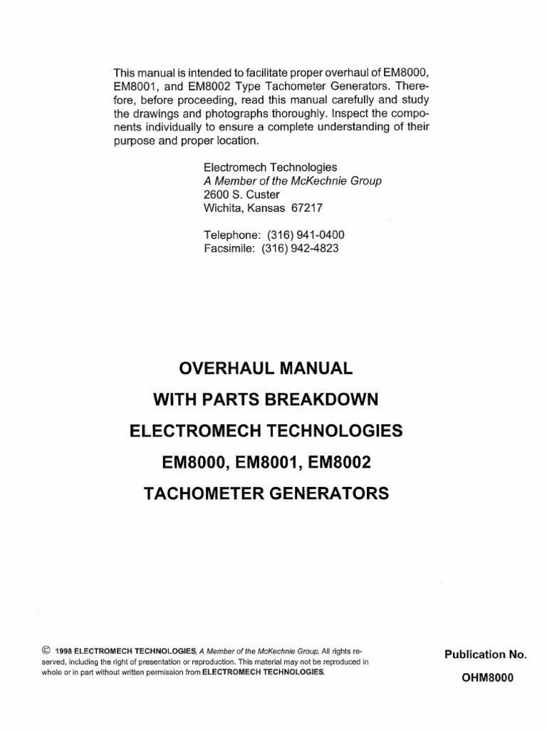 Em8000 (Em8001, Em8002) | PDF