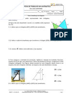 Ficha Trabalho Nº24-Triângulos Semelhantes