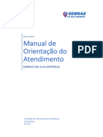 Manual de Orientação Do Atendimento - Sebrae Na Sua Empresa