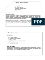 Receitas para o Caderno