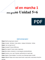 Español en Marcha 1 Repaso Unidad 5+6