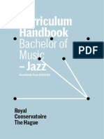 Curriculum Handbook BMus Jazz 21 22 FINALa