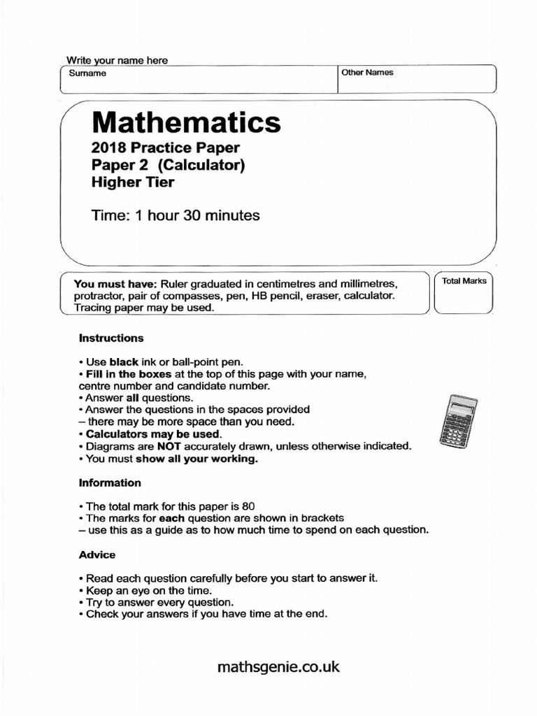 2018 Paper 2 - Solutions | PDF
