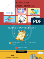 Designing & Evaluating Training System