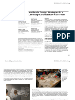 Multiscale Design Strategies in A Landscape Architecture Classroom