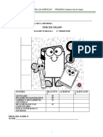 PARCIAL 1 2o. TRIM TERCER GRADO PRIM