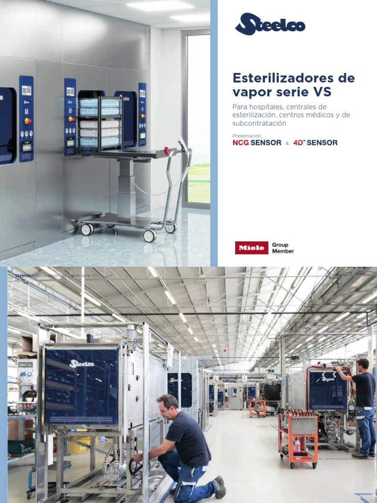Comparativa Esterilizadores Steelco VS 8/2 | PDF | Agua | Vapor