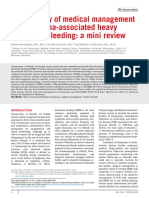 The Ef Ficacy of Medical Management of Leiomyoma-Associated Heavy Menstrual Bleeding: A Mini Review