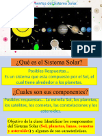 Clase 1. Componentes Del Sistema Solar.