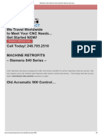 Retrofits - CNC Machine ServicesCNC Machine Services