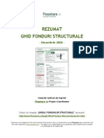 Rezumat Ghid Fonduri Structurale Finantare