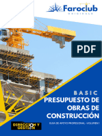 Presupuesto de Obra de Construcción-Básico