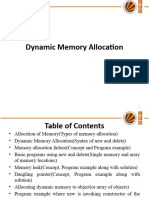 Dynamic Memory Allocation