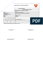 Requerimiento de Informe Aceite