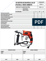 Check List Taladro Électrico