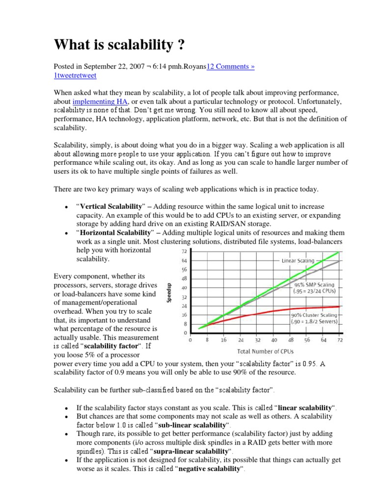 What is Scalability | Scalability | Computer Science
