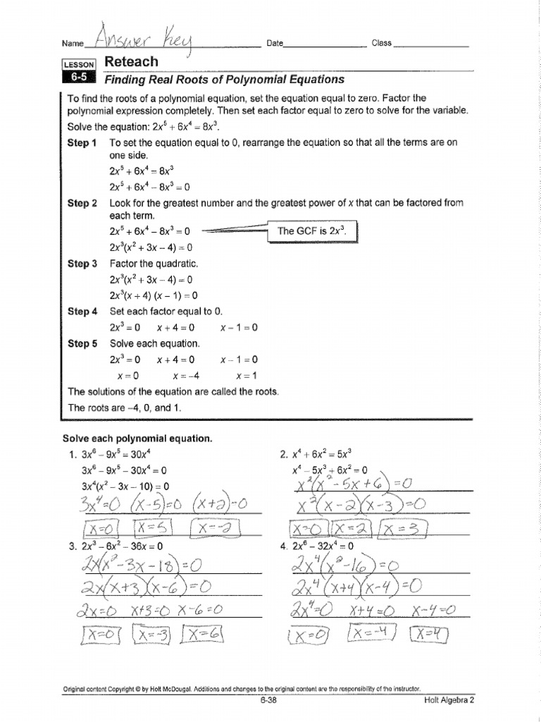 6 5 finding real roots of polynomial equations pdf