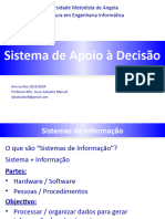 Sistema de Apoio À Decisão