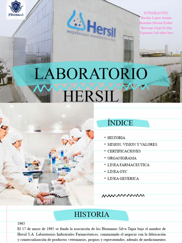 Laboratorio Hersil: Historia y Productos | PDF | Nutrición | Dieta y ...