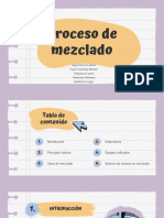 Proceso de Mezclado