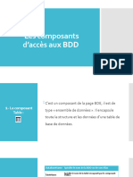 Les Composants D'accès Aux BDD