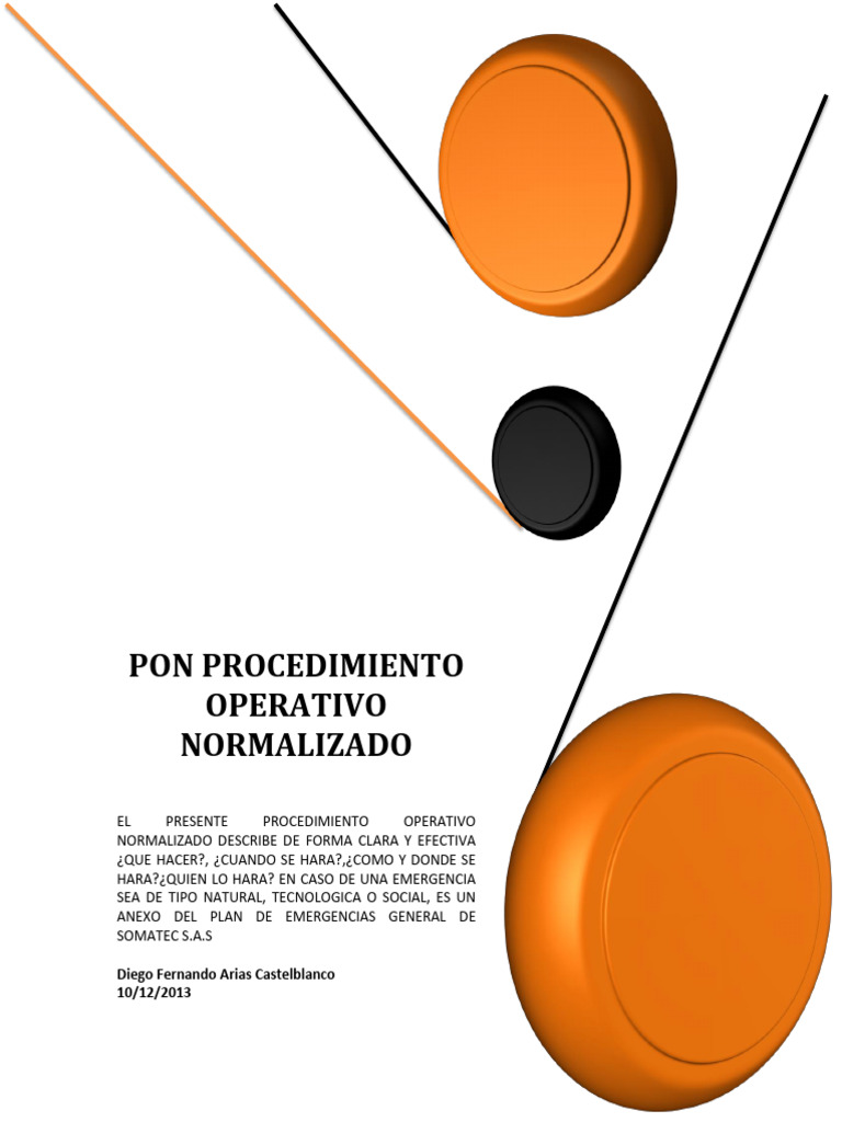 Procedimiento Operativo Normalizado | PDF | Primeros auxilios | Business