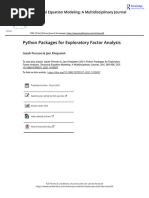 Python Packages For Exploratory Factor Analysis