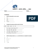 First Exam Basico 1 2024.1