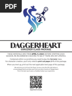 Daggerheart Class Package - Sorcerer v1.3